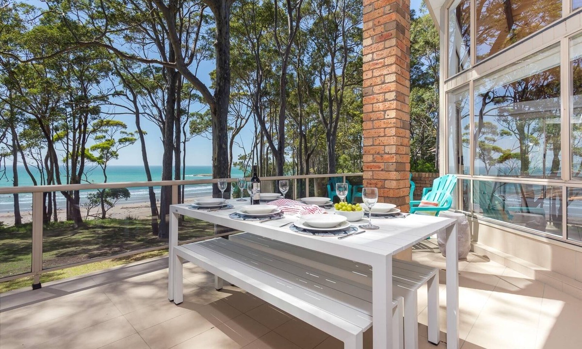 Denhams Beach Villa | Absolute Beachfront Penthouse | Panoramic Ocean Views | Batemans Bay Luxury