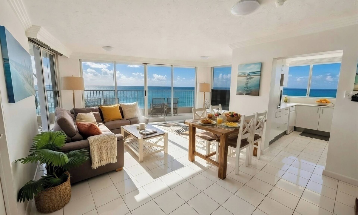 Main Beach Apartment | Beachfront 2BR Stunning Views Balcony Heated Pool