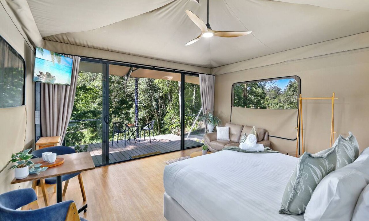 Eudlo Cabin | Eudlo Valley Glamping - Cosy Pet-friendly tent Stay!