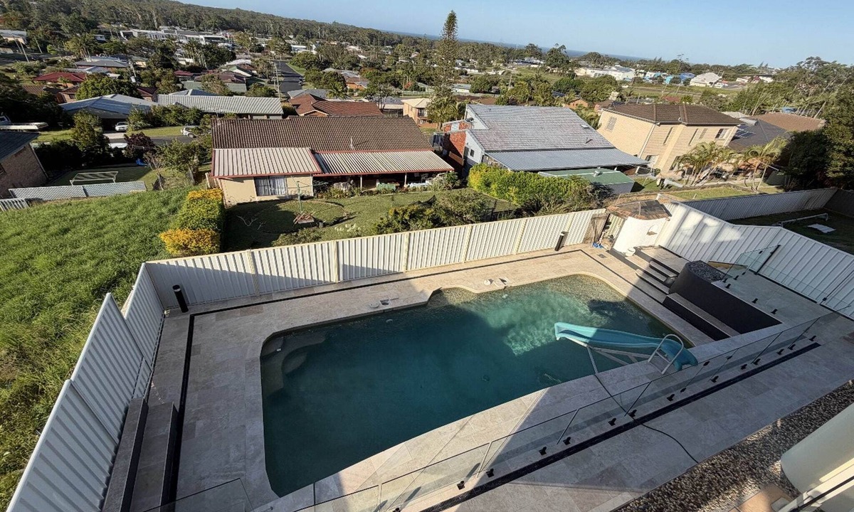 Woolgoolga Apartment | Family Coastal Retreat with Pool and Balcony Views