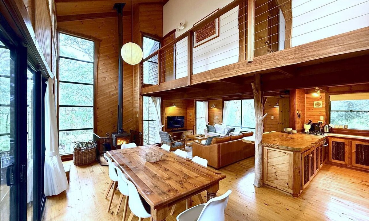 Denmark House | Inglenook: Architect-designed forest cabin + bathhouse