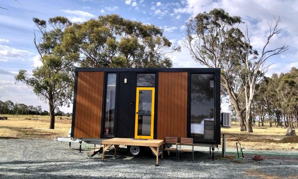 Girgarre Cabin | Nature Tiny House Getaway with Private Oasis Views in Girgarre, Australia