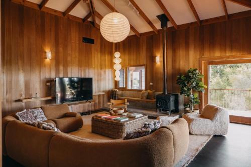 City Of Busselton House | Salt and Cedar | Tennis Court, Sauna + Coastal Views