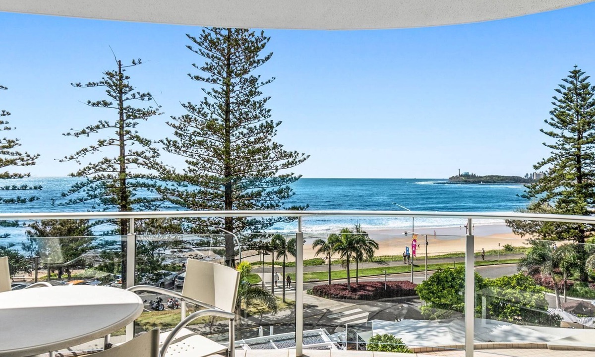 Mooloolaba Apartment | Superb location for this level 4 two bedroom apartment, swim between the flags just accross the roa