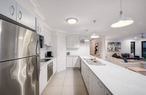 Moffat Beach House | 4BR Pool Hideaway Near Beach
