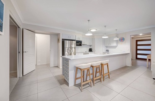 Moffat Beach House | 4BR Pool Hideaway Near Beach