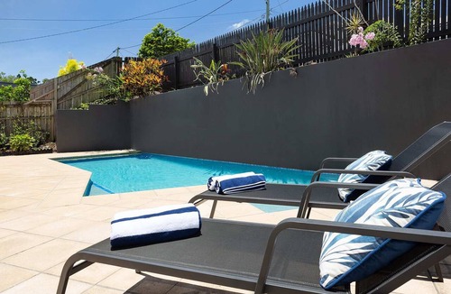 Balmoral House | Balmoral Pool Home with City Skyline Views