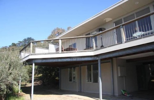 Anglesea House | Big views over Anglesea from the balcony - pet friendly
