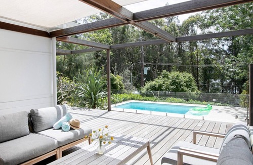 Macmasters Beach House | Boutique Lake House with Pool, Stroll to Beach