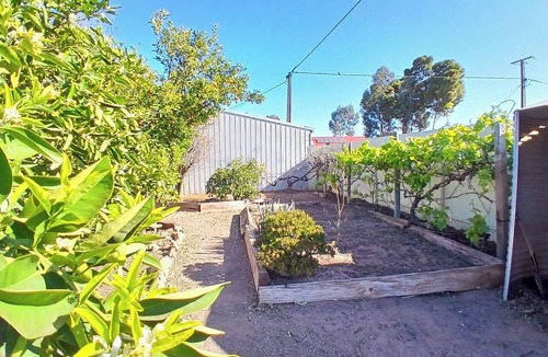 Whyalla Stuart House | Cozy industrial home with hot tub & fruit garden