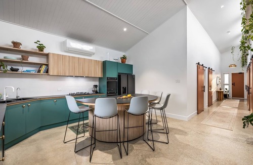 Aldinga Beach House | Designer coastal home with magnesium pool. Walk to cafes, beach, pet friendly.