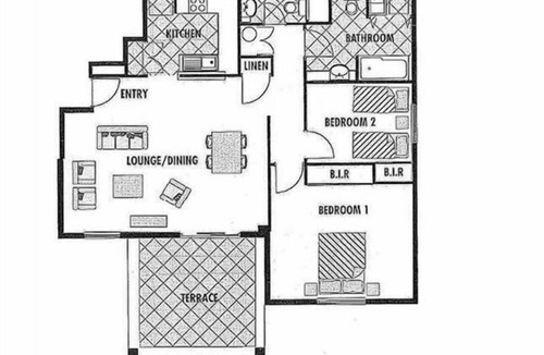 Perth Central Business District Apartment | Fully airconditioned 2 bedroom/1.5 bathroom with pool