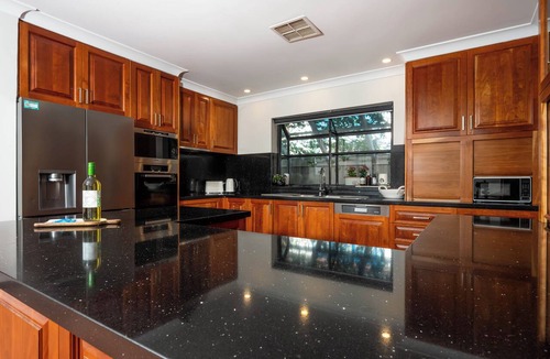 Dianella House | Hillside City-View Retreat with Pool & Alfresco, Near City