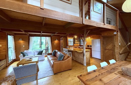 Denmark House | Inglenook: Architect-designed forest cabin + bathhouse