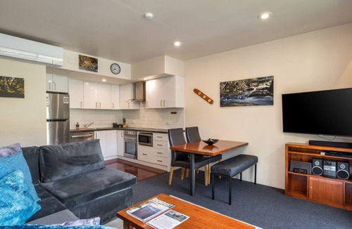 Thredbo Apartment | Lantern 05-Balcony nestled in the beautiful Snowy Mountains.