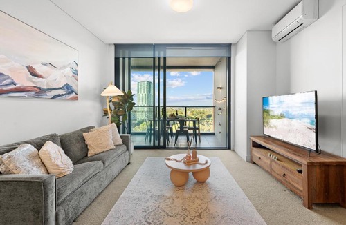 Sydney Olympic Park Apartment | Luxury 2BR Oasis Panoramic CBD & Park Views