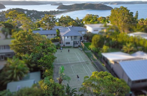 Palm Beach House | Luxury family resort style Palm Beach home with tennis court, spa and pool