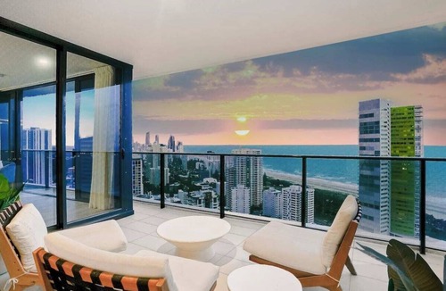 Broadbeach Apartment | Luxury Oracle Tower 2 Ocean Views 2BR Lvl33