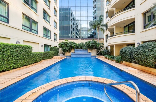 Parramatta Apartment | Modern Studio in Parramatta | Pool, AC, Workspace