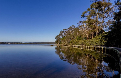 Merimbula Apartment | Pelican Waters Unit 2, ground level accommodation