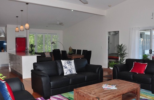 Rainbow Beach House | Perfect location! Perfect family home with a pool & air conditioning.