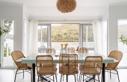 Berowra Waters House | Rivescape Waterfront Escape in Berowra Waters with Free Tinny, SUPs and BBQ