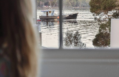 Strahan Cabin | Rosy Summers - Nurturing pink shack in secluded Lettes Bay, Strahan