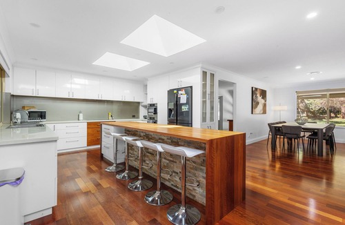 Wattle Grove House | Simply this property has EVERYTHING - 5 bedrooms, three bathrooms, 2 living areas, 4 TVs, pool, ample parking, pool table, outside dining entertaining, inside dining the absolute perfect family retreat