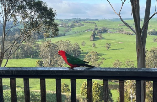 Poowong Cottage | Stylish 2-Bed Home, Stunning View, Fire Pit, Festoon Lights, BBQ and walk to Pub