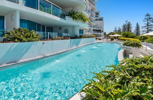 Mooloolaba Apartment | Superb location for this level 4 two bedroom apartment, swim between the flags just accross the roa