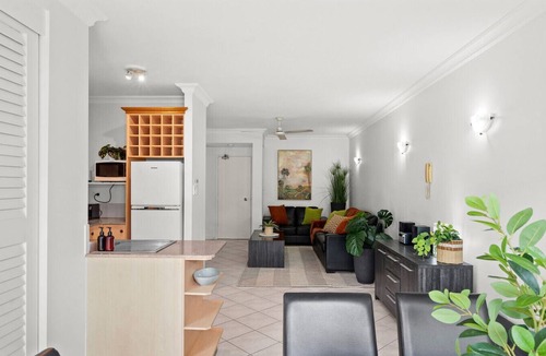 Cairns North Apartment | Top-Floor Couples Retreat at The Lakes Cairns Resort with Balcony, Pools and Secure Parking