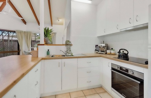 Trinity Beach House | Tropical Pet Friendly Home Steps to Trinity Beach