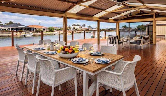 Canal escape with private jetty and huge deck