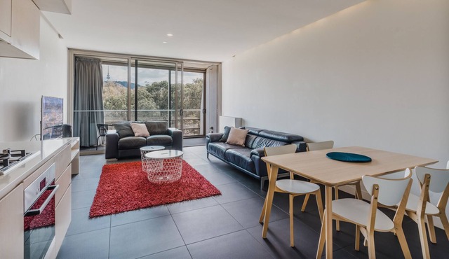City Centre Pad with Balcony and Leafy Park Views in Canberra