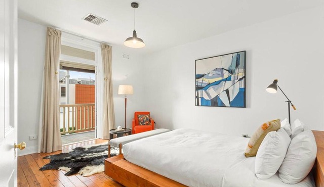 Eclectic Heritage Comfort with Terrace and Views in Sydney