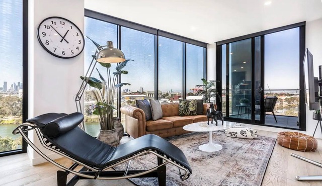 Hip Condo on Maribyrnong River ~ Cityscape Views! in Footscray