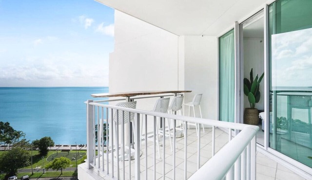 Luxury Waterfront Condo with Stunning Ocean Views in the Heart of Cairns