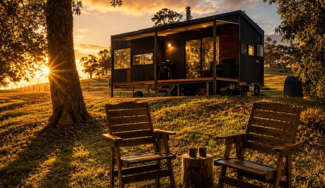 Off Grid Tiny Home : City Escape, Unwind & Reconnect with Nature
