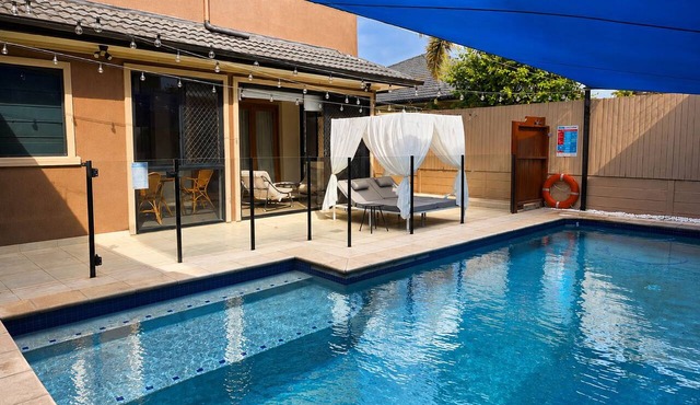 Private 2BR Suite with separate entrance, dedicated parking and swimming pool