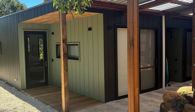 Private coastal villa with traditional sauna located in a beautiful bush setting