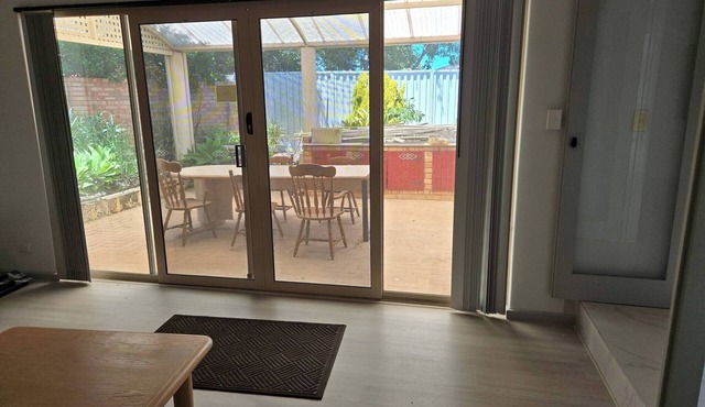 Secluded and private part of the house with space