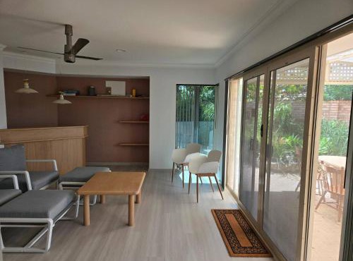 Secluded and private part of the house with space