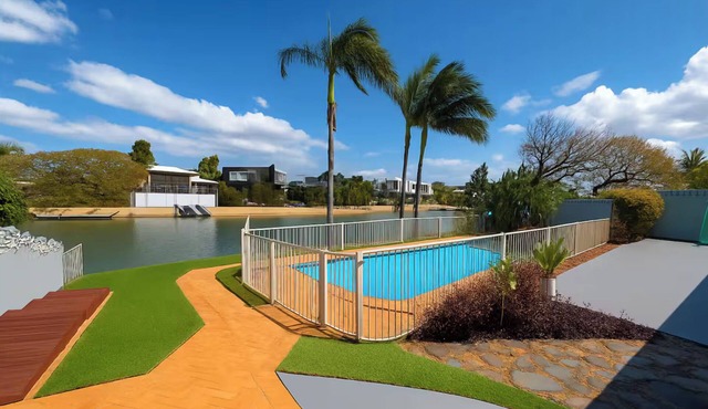 Sunset Shores Escape – Broadbeach Poolside Stay in Broadbeach Waters
