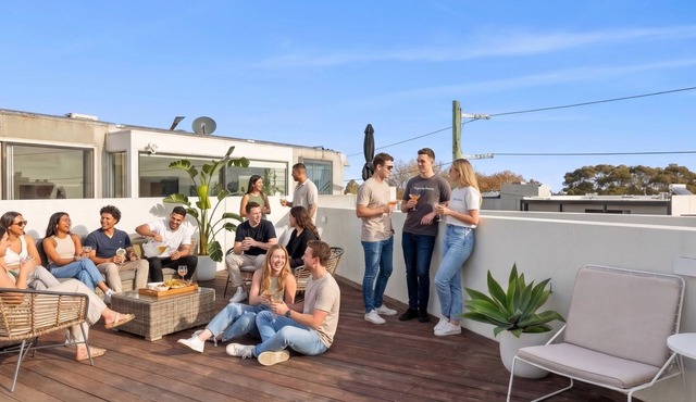 The Barkly Scene with Rooftop Retreat