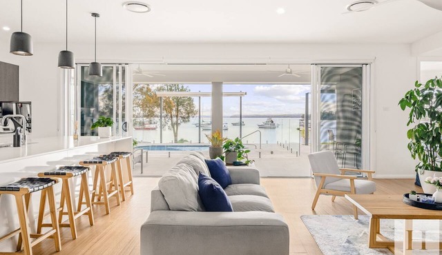 The View | Luxury Lake Macquarie Escape with Pool & Panoramic Water Views in Summerland Point