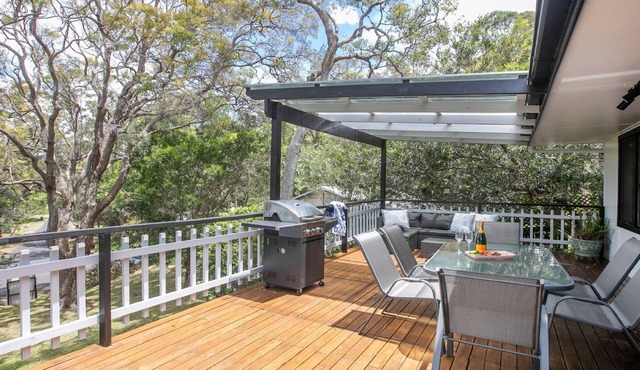 Trampoline + 150mtrs to beach in PEARL BEACH