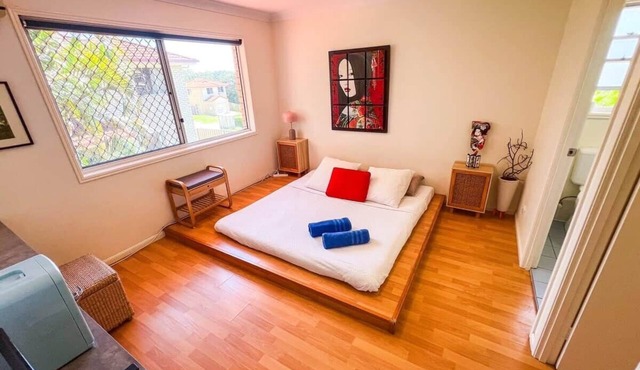 Unique Japanese Ensuite Room futon tatami 3 people