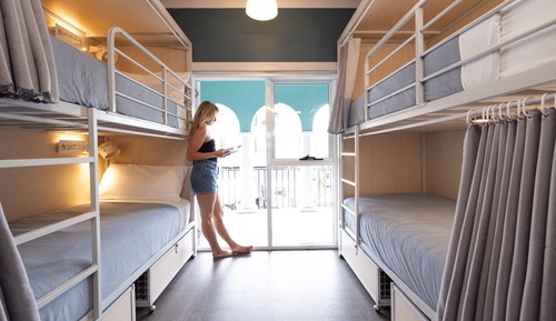 Single Bed in a Premium 4-Bed Mixed Dormitory Room (Ages 18-40 years)