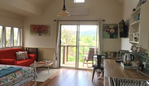 Luxury Cabin, 1 Queen Bed, Mountain View