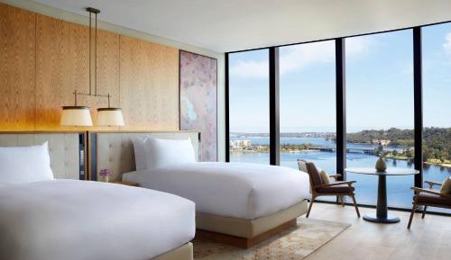 Swan River View, Premium Guest Room, 2 Double Beds